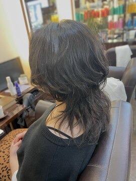 キャラ 池袋本店(CHARA) ウルフスタイルもデジパーで楽ちんスタイリング！【CHARA池袋】