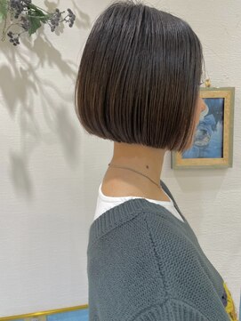 ロンドアベニール 北千住(Lond avenir) ライン綺麗なミニボブ　　　美髪ボブ
