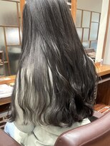 カッツ 元町店(CUT S) インナーカラー×シルバーカラー