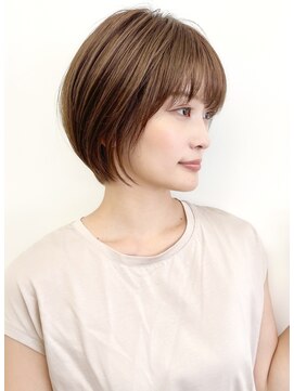 ミチオ ノザワ ヘアサロン ギンザ(Michio Nozawa HAIR SALON Ginza) 似合わせカット×丸みショートボブ【瀧上丈司】
