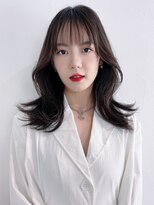 アイティーバイアルバム 下北沢店(IT by ALBUM)&nbsp;ワンホンレイヤー_アースカラーくびれヘアツートンカラー_9128