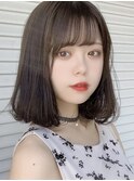 （ボブヘア/縮毛矯正/髪質改善/内巻きボブ/きりっぱなしボブ）