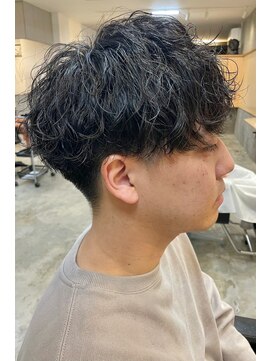 ニアウ 太田店(Niau) 波巻きスパイラルパーマメンズパーマメンズカットツーブロック