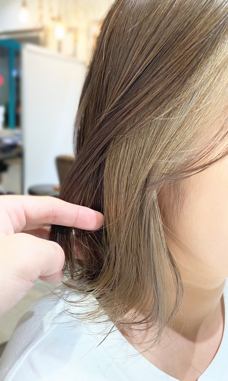 ☆人気急上昇カラー☆インナーベージュカラー