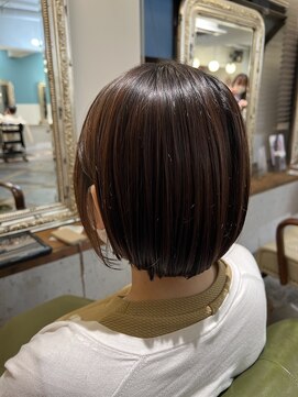 ムーン(moon) #大人ガーリー#チョコレート#モードヘア#プリカール