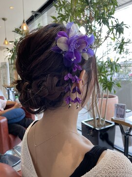 シャンティーク ドット エス(shanteek.es) 浴衣のヘアセット