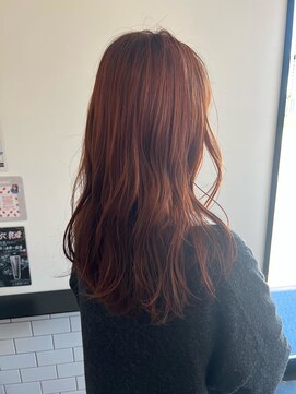 アウラヘアーサロン(aura hair salon) orange　color