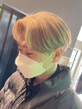 スキルセカンドハウス 天神(SKILL SECOND HOUSE) センターパート ブロンド ホワイトミルクティー