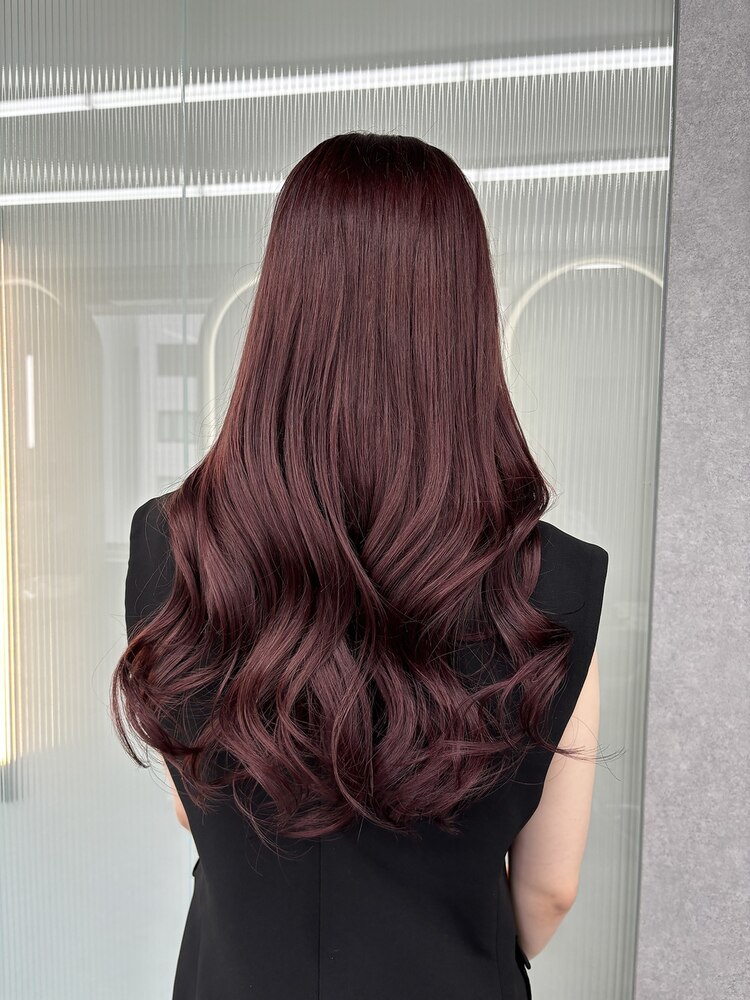 博多/福岡/ワインレッド/ダブルカラー/暖色/ピンクブラウン  