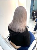 髪質改善＊デザインカラー＊ペールシルバー＊美髪【Zina 札幌】