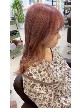 オリビアヘアー(OLIVIA HAIR) 柔らかい透明感ミルクティーピンク