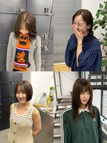 ヘアー アイス 御器所本店(HAIR ICI) ブリーチなし大人可愛いマロンブラウン