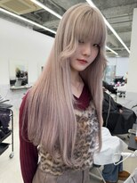 エゴル ナゴヤサカエ(ENGOL NAGOYA SAKAE)&nbsp;ミルクティーカラー/ホワイトベージュ/ハイトーンカラー