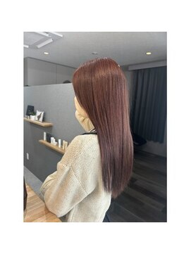 カプア 仙台駅前店(Kapua) カシスブラウン/髪質改善/ロングストレート/ワンカラー