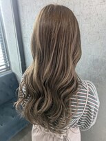 ヘアデザインファブロ イオンモール宮崎店(hair design FABRO.)&nbsp;【ミルクティーベージュ/ベージュ/ブリーチなしダブルカラー】