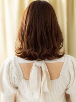 カバーヘア ブリス 戸田公園西口店(COVER HAIR bliss)&nbsp;大人かわいい外ハネくびれミディアムウルフZ戸田公園20代30代