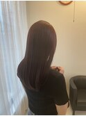 深みレッド×髪質改善