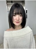 20代30代40代大人可愛いワンカール肩ラインミルクティー春カラー