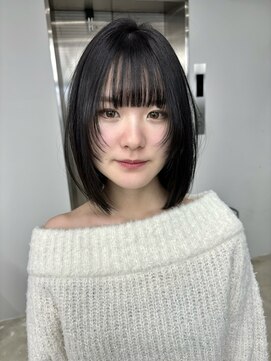 ハウ 心斎橋(how) 20代30代40代大人可愛いワンカール肩ラインミルクティー春カラー