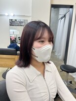 ココロ(COKORO)&nbsp;酸性縮毛矯正 × wine red