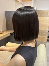 ブルーム ヘア デザイン ドゥーエ(bloom hair design due)&nbsp;ミニボブ×縮毛矯正【ミニボブ/美髪矯正/髪質改善】