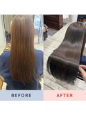 新潟髪質改善×艶カラー×透明感