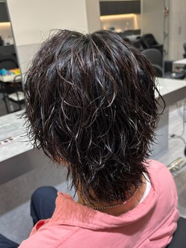 ビカムメンズヘアー 栄店(become men's hair) サーフカール/メンズウルフ/センターパート/名古屋/メンズ