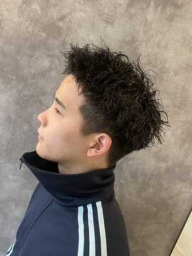 ジュール メンズ 大分(Joule men's) ツイストパーマ/スパイキーショート/短髪パーマ/[大分駅]