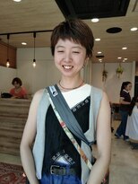 ミューズ バイ ケンジ(MUSE by KENJE)&nbsp;ベリーショート  ブラウンカラー