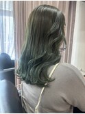 hairLux・浜松天王・三ヶ日・秋のオリーブグレージュカラー