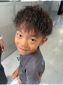 ホワイトメッシュ/ツイスト/ツイスパ/パーマ/メンズ/眉毛