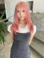 ノートエートル 西金沢(Nought etre)&nbsp;10代20代ハイトーンピンクカラーピンクベージュ艶髪韓国