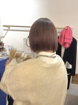 ラック 津田沼(LUCK) ピンクバイオレット/ケアブリーチダブルカラーインナーカラー