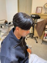 エクシア 横浜店(EXCIA)&nbsp;センターパート×曲がる縮毛矯正