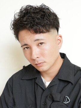 ログ(LOG) シャドウパーマ かきあげスタイル 無造作パーマ 高松