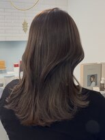 ドープリット(Dope LIT)&nbsp;オリーブグレージュ/ミディアムレイヤー/似合わせカット