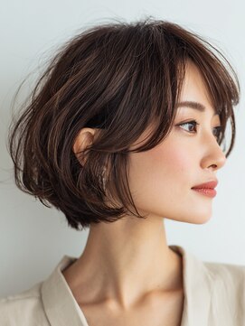 ふんわり耳かけショートボブ［鷺ノ宮］
