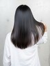 【朝の時短☆美髪縮毛矯正】酸性ストレート+ラメラメトリートメント¥23000