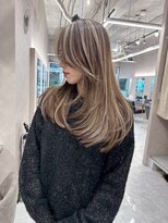 キング 心斎橋店(K!ng)&nbsp;韓国オルチャンレイヤーカット透明感カラー顔まわり前髪カット