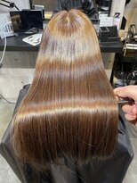 アンク(AnC)&nbsp;大人艶ブラウンの髪質改善縮毛矯正