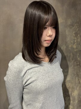 ザ ヘア ディードットログ(The hair D.Log) 韓国風レイヤー　大和八木　ミディアム　橿原