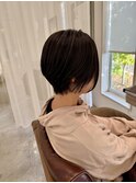 【前下がりショートボブ】【ハイライトカラー】【40代50代】