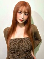 ルネラトーキョー(RUNERA TOKYO) 艶やかブラウンベージュ韓国風顔周りレイヤー髪質改善渋谷