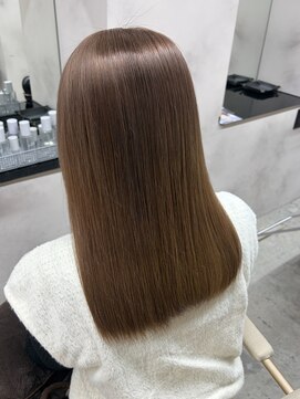 エルフレームバイワンラヴェスト(L'FLAME by one Lovest) 顔周りレイヤー/ダブルカラー/髪質改善/ケアブリーチ長野駅前