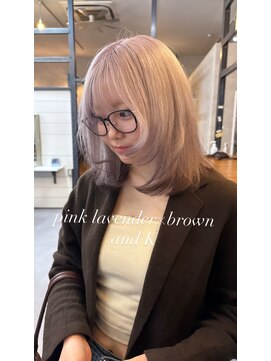 アンドケー 那覇おもろまち店(and K) ピンクラベンダーとブラウン