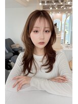 レミエ ダイカンヤマ(lemiie)&nbsp;綺麗めで透明感あるレイヤーカット☆ハッシュカット