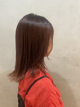 アールヘア(ar hair) 艶ピンクカラー