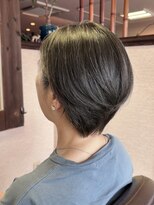 ヘアーズ はれるや(hair's)&nbsp;白髪ぼかしハイライト暖色系カラー顔周りカットミセスヘア