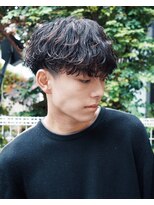 バイフィフス 原宿/表参道(by fifth)&nbsp;原宿メンズパーマルーズパーマシャドウパーマ刈り上げマッシュ