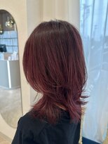 ヘアーリゾート ラウレア(Hair Resort LAULEA)&nbsp;チェリーカラー&ウルフスタイル